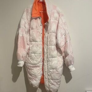 FP Movement by Free People Pink and Orange Puffer Jacket
